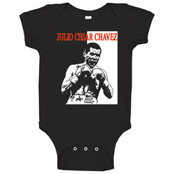 Julio Cesar Chavez Boxing Legend Onesie Baby One Piece Julio Cesar Chavez Boxing Legend Onesie Baby One Piece