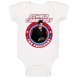 Oswald Cobblepot Penguin Gotham For President Tv Show Villain Fan Onesie Baby One Piece Oswald Cobblepot Penguin Gotham For President Tv Show Villain Fan Onesie Baby One Piece