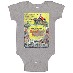 Swiss Family Robinson 60s Kids Movies Worn Look Vintage Unisex Onesie Baby One Piece Swiss Family Robinson 60s Kids Movies Worn Look Vintage Unisex Onesie Baby One Piece