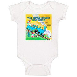 The Little Engine That Could Classic Children's Storybook Cover Onesie Baby One Piece The Little Engine That Could Classic Children's Storybook Cover Onesie Baby One Piece