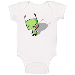 Invader Zim Gir Shadow Onesie Baby One Piece Invader Zim Gir Shadow Onesie Baby One Piece