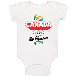 Canada Rio 2016 Summer Olympic Games Sports Fan Onesie Baby One Piece Canada Rio 2016 Summer Olympic Games Sports Fan Onesie Baby One Piece