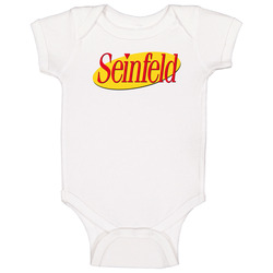 Seinfeld Retro 80s Tv Show Logo Fan Onesie Baby One Piece Seinfeld Retro 80s Tv Show Logo Fan Onesie Baby One Piece
