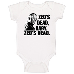 Pulp Fiction Zeds Dead Onesie Baby One Piece Pulp Fiction Zeds Dead Onesie Baby One Piece