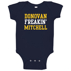 Donovan Freakin Mitchell Utah Basketball Player Sports Fan Onesie Baby One Piece Donovan Freakin Mitchell Utah Basketball Player Sports Fan Onesie Baby One Piece