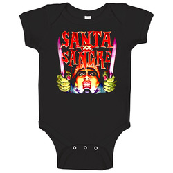Santa Sangre Vintage Image Horror Movie Onesie Baby One Piece Santa Sangre Vintage Image Horror Movie Onesie Baby One Piece