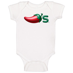 Chilis Fast Food Logo Onesie Baby One Piece Chilis Fast Food Logo Onesie Baby One Piece