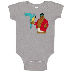 Koko B Ware Wrestling Wrestler Parrot Onesie Baby One Piece Koko B Ware Wrestling Wrestler Parrot Onesie Baby One Piece