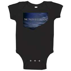 The Truth Is Out There X Files Tv Show Onesie Baby One Piece The Truth Is Out There X Files Tv Show Onesie Baby One Piece