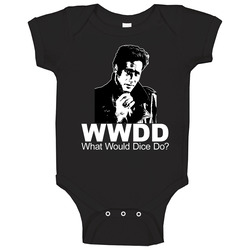 Andrew Dice Clay What Would Dice Do Wwdd Onesie Baby One Piece Andrew Dice Clay What Would Dice Do Wwdd Onesie Baby One Piece