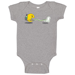 Ghostbuster Pac Man Video Game Onesie Baby One Piece Ghostbuster Pac Man Video Game Onesie Baby One Piece