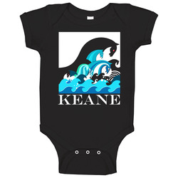 Keane Iron Sea Rock Music Black Onesie Baby One Piece Keane Iron Sea Rock Music Black Onesie Baby One Piece