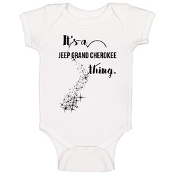 Jeep Grand Cherokee Its A Thing Car Driving Enthusiast Onesie Baby One Piece Jeep Grand Cherokee Its A Thing Car Driving Enthusiast Onesie Baby One Piece