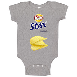 Lay's Stax Original Potato Chips Can Costume Onesie Baby One Piece Lay's Stax Original Potato Chips Can Costume Onesie Baby One Piece