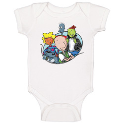 Doug Characters Retro Cartoon Kids Tv Show Onesie Baby One Piece Doug Characters Retro Cartoon Kids Tv Show Onesie Baby One Piece