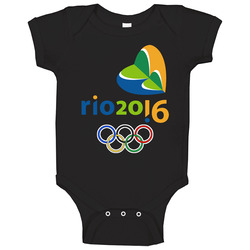 Brazil Olympics 2016 Onesie Baby One Piece Brazil Olympics 2016 Onesie Baby One Piece