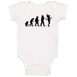 Evolution Hula Hoop Onesie Baby One Piece Evolution Hula Hoop Onesie Baby One Piece