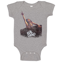The Evil Dead Retro Halloween Movie Poster Vintage Unisex Onesie Baby One Piece The Evil Dead Retro Halloween Movie Poster Vintage Unisex Onesie Baby One Piece