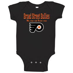 Broad Street Bullies Flyers Tough Hockey Onesie Baby One Piece Broad Street Bullies Flyers Tough Hockey Onesie Baby One Piece