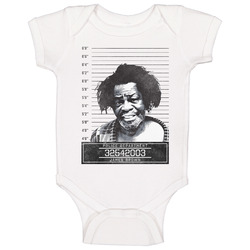 James Brown Celebrtiy Mugshot Police Department Onesie Baby One Piece James Brown Celebrtiy Mugshot Police Department Onesie Baby One Piece