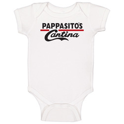 Pappasito's Cantina Tex Mex Grill Mexican Food Restaurant Logo Onesie Baby One Piece Pappasito's Cantina Tex Mex Grill Mexican Food Restaurant Logo Onesie Baby One Piece