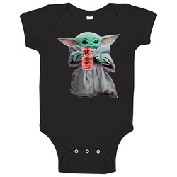 Baby Yoda The Child Mandalorian Shasta Soda Pop Drink Onesie Baby One Piece Baby Yoda The Child Mandalorian Shasta Soda Pop Drink Onesie Baby One Piece