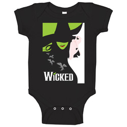 Wicked Broadway Musical About Wizard Of Oz Onesie Baby One Piece Wicked Broadway Musical About Wizard Of Oz Onesie Baby One Piece
