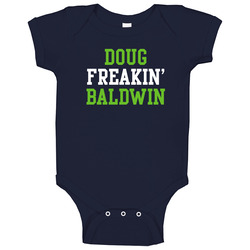 Doug Freakin' Baldwin Seattle Football Player Cool Fan Onesie Baby One Piece Doug Freakin' Baldwin Seattle Football Player Cool Fan Onesie Baby One Piece
