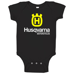 Husqvarna Motorcycles Style Onesie Baby One Piece Husqvarna Motorcycles Style Onesie Baby One Piece