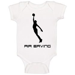 Julius Erving Dr J Air Irving Onesie Baby One Piece Julius Erving Dr J Air Irving Onesie Baby One Piece