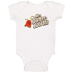 Mrs Butterworth's Original Pancake Syrup Favorite Topping Onesie Baby One Piece Mrs Butterworth's Original Pancake Syrup Favorite Topping Onesie Baby One Piece