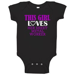 Sheet Metal Worker This Girl Loves Her Job Fun Onesie Baby One Piece Sheet Metal Worker This Girl Loves Her Job Fun Onesie Baby One Piece