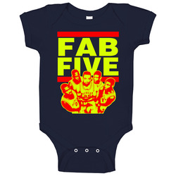 Fab Five Chris Webber Jalen Rose Howard King Onesie Baby One Piece Fab Five Chris Webber Jalen Rose Howard King Onesie Baby One Piece