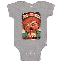 Garbage Pail Kids Mugged Marcus Onesie Baby One Piece Garbage Pail Kids Mugged Marcus Onesie Baby One Piece