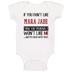 If You Don' T Like Mara Jade You Won't Like Me Novel Character Onesie Baby One Piece If You Don' T Like Mara Jade You Won't Like Me Novel Character Onesie Baby One Piece