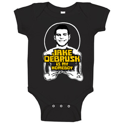 Jake Debrusk Is My Homeboy Funny Boston Hockey Onesie Baby One Piece