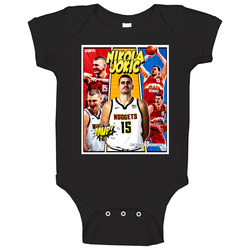 Nikola Jokic Mvp Comic Strip Baby One Piece Nikola Jokic Mvp Comic Strip Baby One Piece