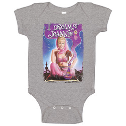 I Dream Of Jeannie 60s Tv Series Show Worn Look Vintage Unisex Baby One Piece I Dream Of Jeannie 60s Tv Series Show Worn Look Vintage Unisex Baby One Piece