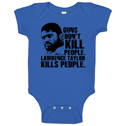 Lawrence Taylor Hall Of Famer Defense New York Football Baby One Piece Lawrence Taylor Hall Of Famer Defense New York Football Baby One Piece