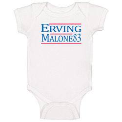 Julius Erving Moses Malone 1983 Basketball Sports Fan Baby One Piece Julius Erving Moses Malone 1983 Basketball Sports Fan Baby One Piece