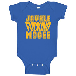 Fcking Javale Mcgee Funny Player Golden State Basketball Baby One Piece Fcking Javale Mcgee Funny Player Golden State Basketball Baby One Piece