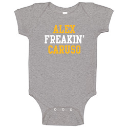 Alex Freakin Caruso Los Angeles Basketball Player Sports Fan Baby One Piece Alex Freakin Caruso Los Angeles Basketball Player Sports Fan Baby One Piece