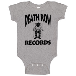 Death Row Records Music Company Logo Baby One Piece Death Row Records Music Company Logo Baby One Piece