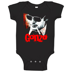 Hunter S. Thompson Fear And Loathing Gonzo Baby One Piece Hunter S. Thompson Fear And Loathing Gonzo Baby One Piece