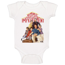 Home Improvement 90s Comedy Tv Show Worn Look Baby One Piece Home Improvement 90s Comedy Tv Show Worn Look Baby One Piece