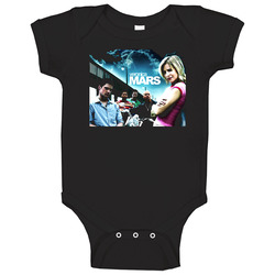 Veronica Mars Kristen Bell Tv Show Black Baby One Piece Veronica Mars Kristen Bell Tv Show Black Baby One Piece