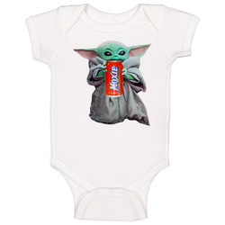 Baby Yoda The Child Mandalorian Moxie Soda Pop Drink Baby One Piece Baby Yoda The Child Mandalorian Moxie Soda Pop Drink Baby One Piece