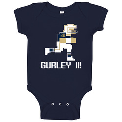 Todd Gurley Ii # 30 Tecmo Bowl Los Angeles R Football Athlete Fan Baby One Piece Todd Gurley Ii # 30 Tecmo Bowl Los Angeles R Football Athlete Fan Baby One Piece