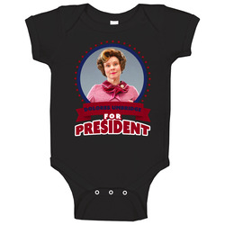 Dolores Umbridge For President Greatest Villains Baby One Piece Dolores Umbridge For President Greatest Villains Baby One Piece