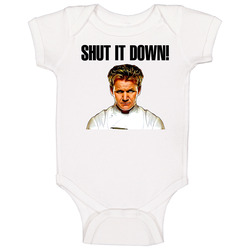 Hell's Kitchen Gordon Ramsay Quote Tv Baby One Piece Hell's Kitchen Gordon Ramsay Quote Tv Baby One Piece